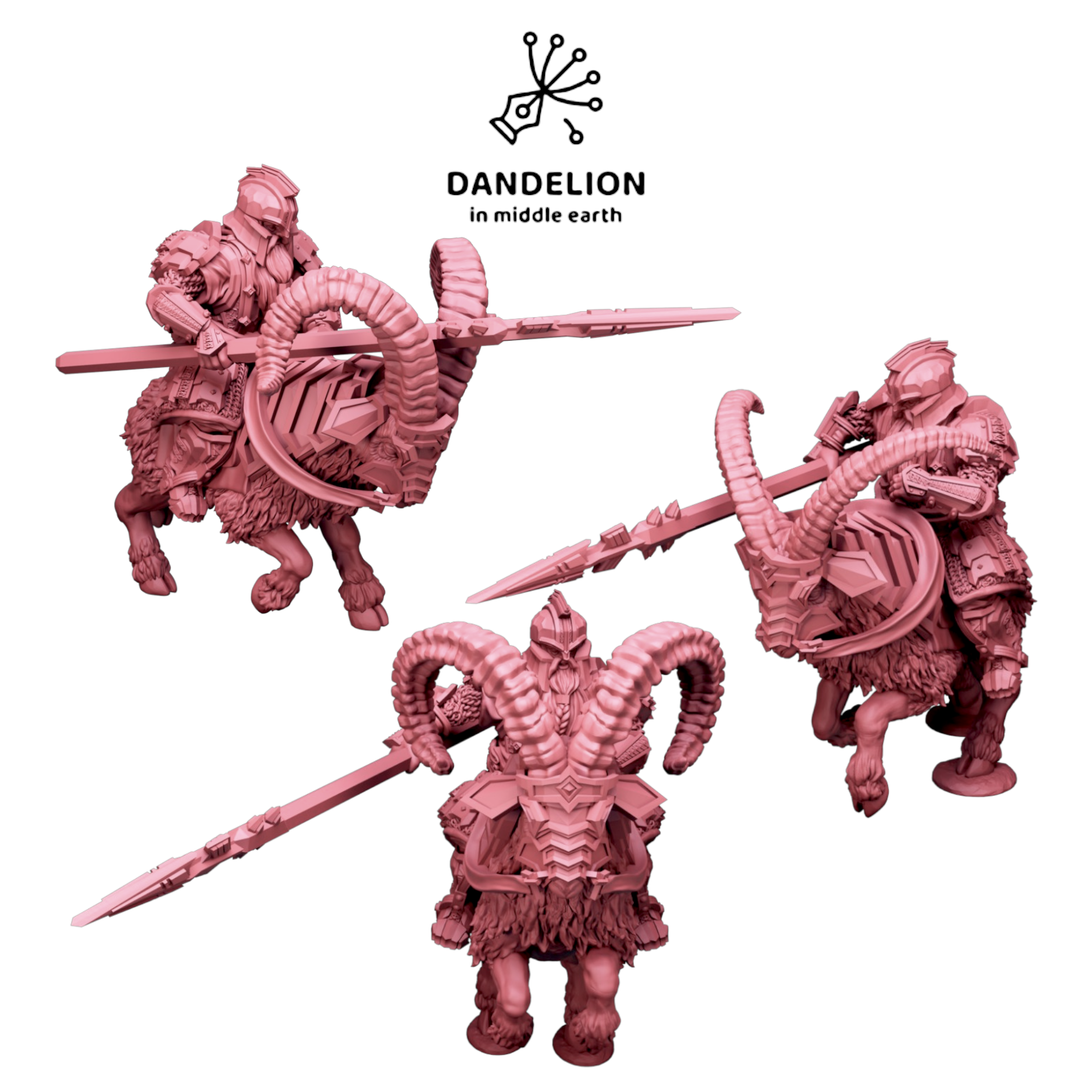 Dwarf of the Metal Mountain - Ram Riders